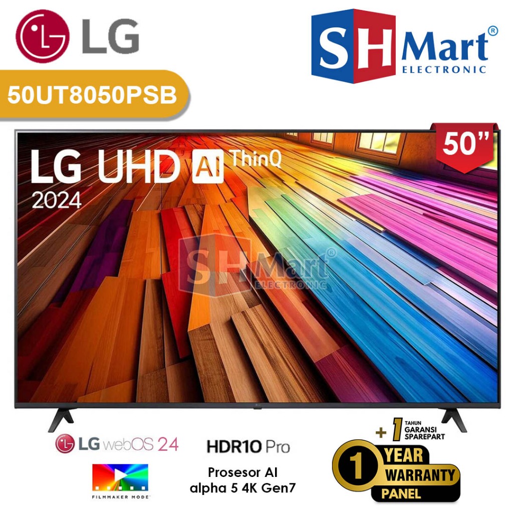 Jual Smart Tv Lg 50 Inch 50ut8050 Uhd 4k Hdr Thinq Ai Magic Remote