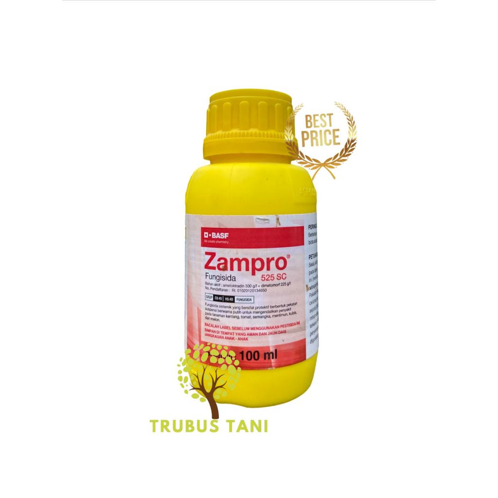 Jual Fungisida Zampro 525 SC isi 100ml yang bersifat sistemik dan ...