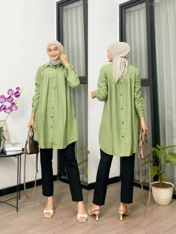 Zeva Tunik Polo Linen