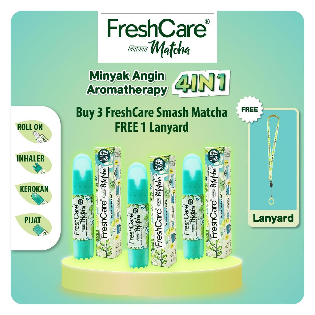 Jual Freshcare Smash Matcha - Double Inhaler + Kerokan + Roll On ...