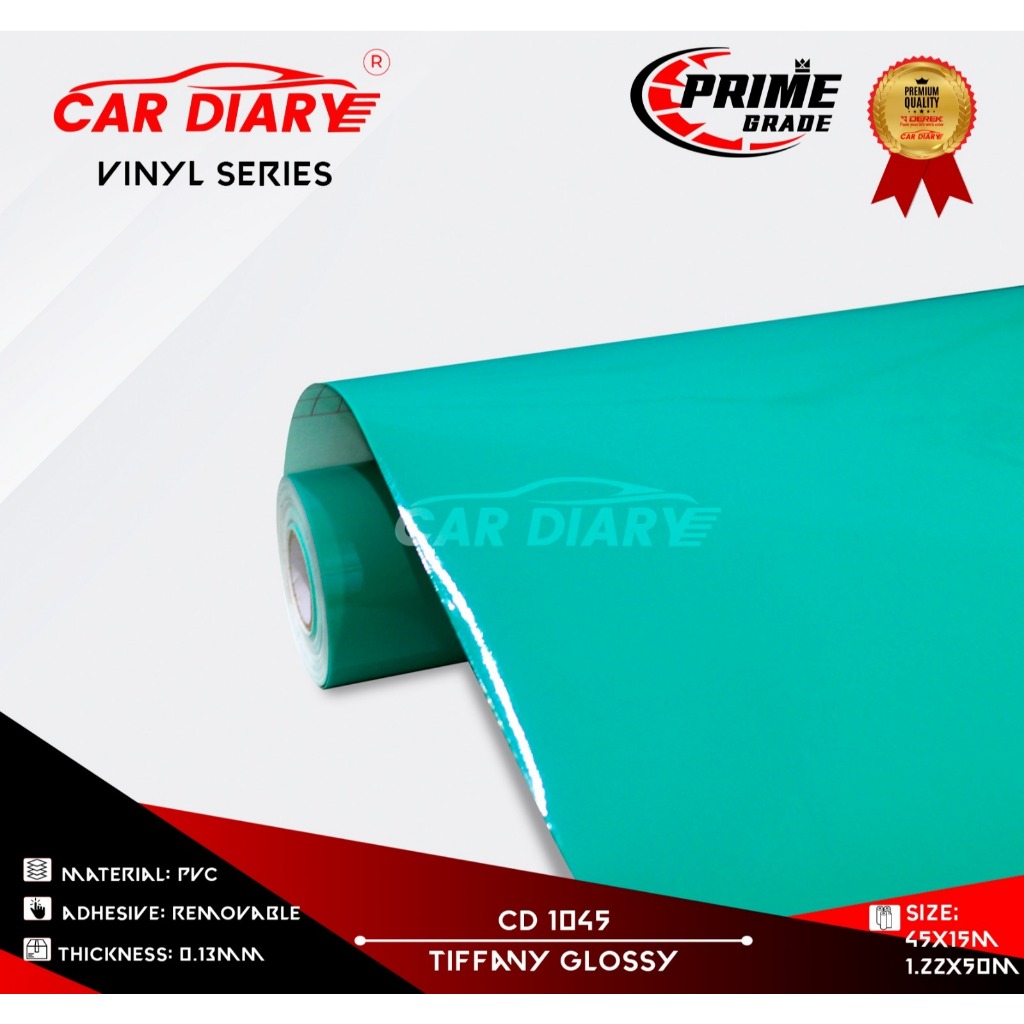 Jual STIKER DEREK VINYL TIFFANY GLOSSY ( CD 1045 ) / VINIL CAR DIARY ...