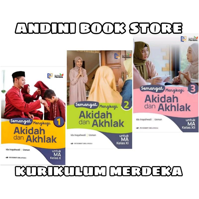 Jual BUKU SEMANGAT MENGKAJI AKIDAH AKHLAK KELAS 10 11 12 MA KURIKULUM ...