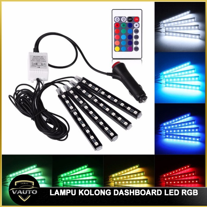 Jual Penjualan Terbanyak Pcs Drl Led Kolong Rgb Lampu Dekorasi Dashboard Warna Remote