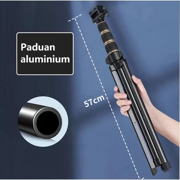 Tersedia Tripod Berdiri Di Lantai Braket Siaran Langsung Phone Holder 1 8M 2 1M Siaran Langsung