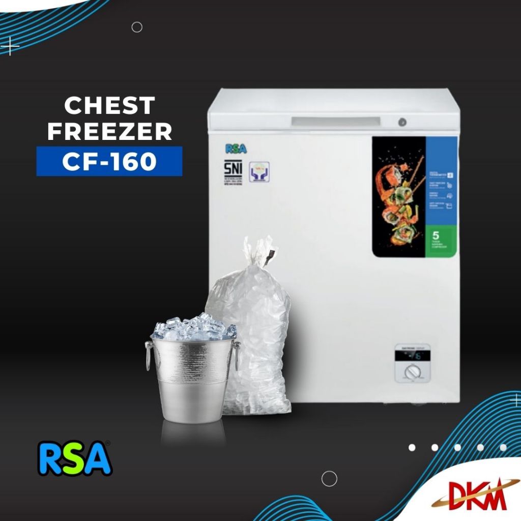 Jual Chest Freezer RSA CF-160 Freezer Box CF160 | Shopee Indonesia