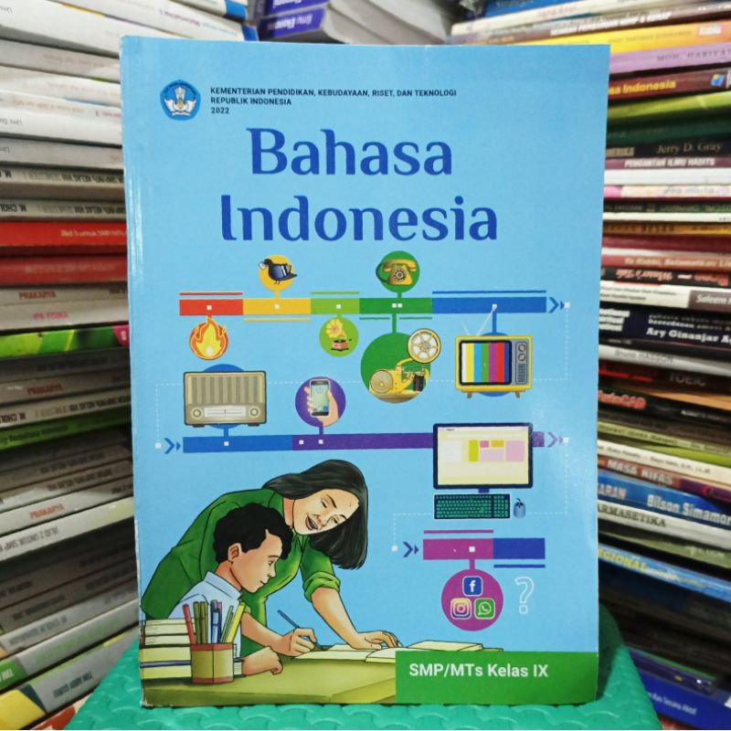 Jual Buku Paket Bahasa Indonesia Kelas 9 IX 3 III SMP MTS Penerbit ...