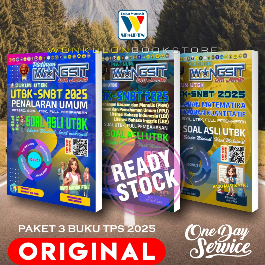 Jual Buku Wangsit UTBK SNBT TPS 2025 / Buku Skolastik PAKET TPS 2025