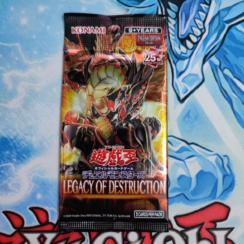 Jual yugioh AE Booster Pack Legacy of Destruction Asian English