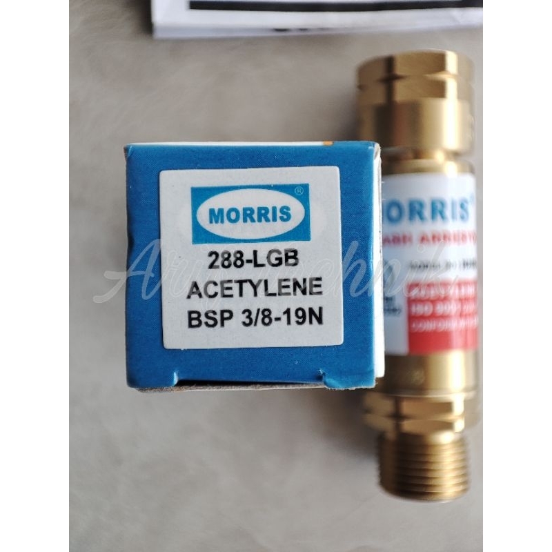 Jual Morris H288-LGB-ULB Flashback Arrestor ACETYLENE For REGULATOR ...