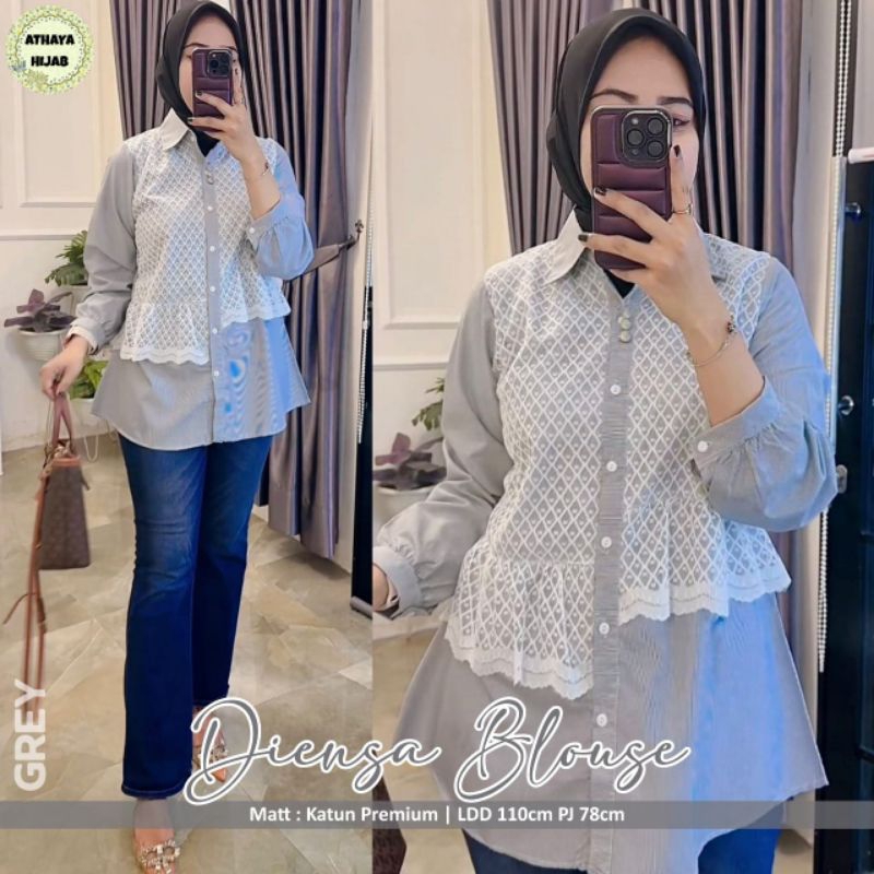Jual DIENSA BLOUSE by ATHAYA | Shopee Indonesia