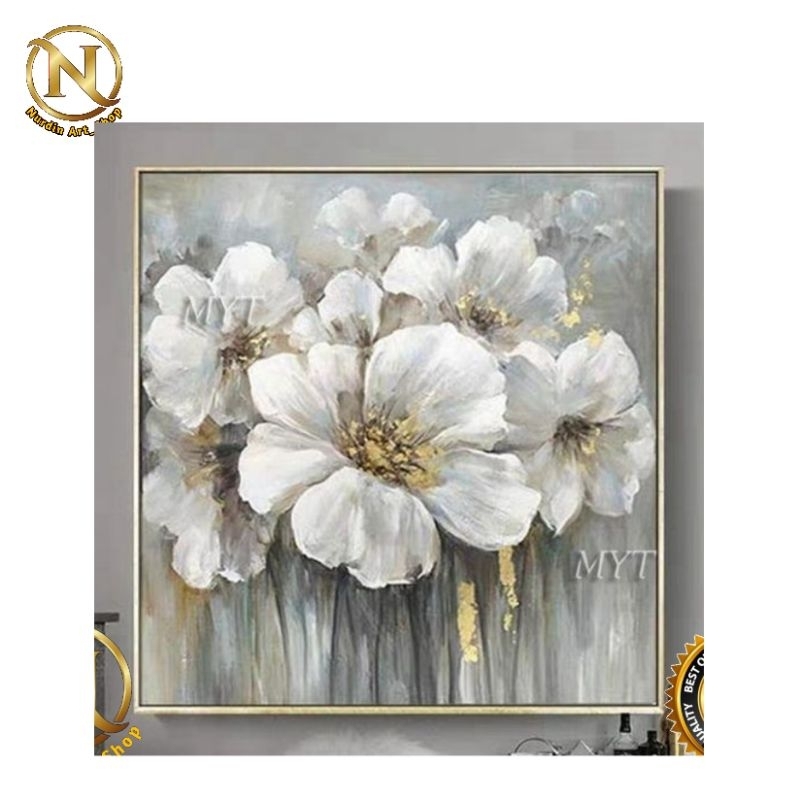 Jual Lukisan Bunga Modern Cantik Plus Frame | Shopee Indonesia
