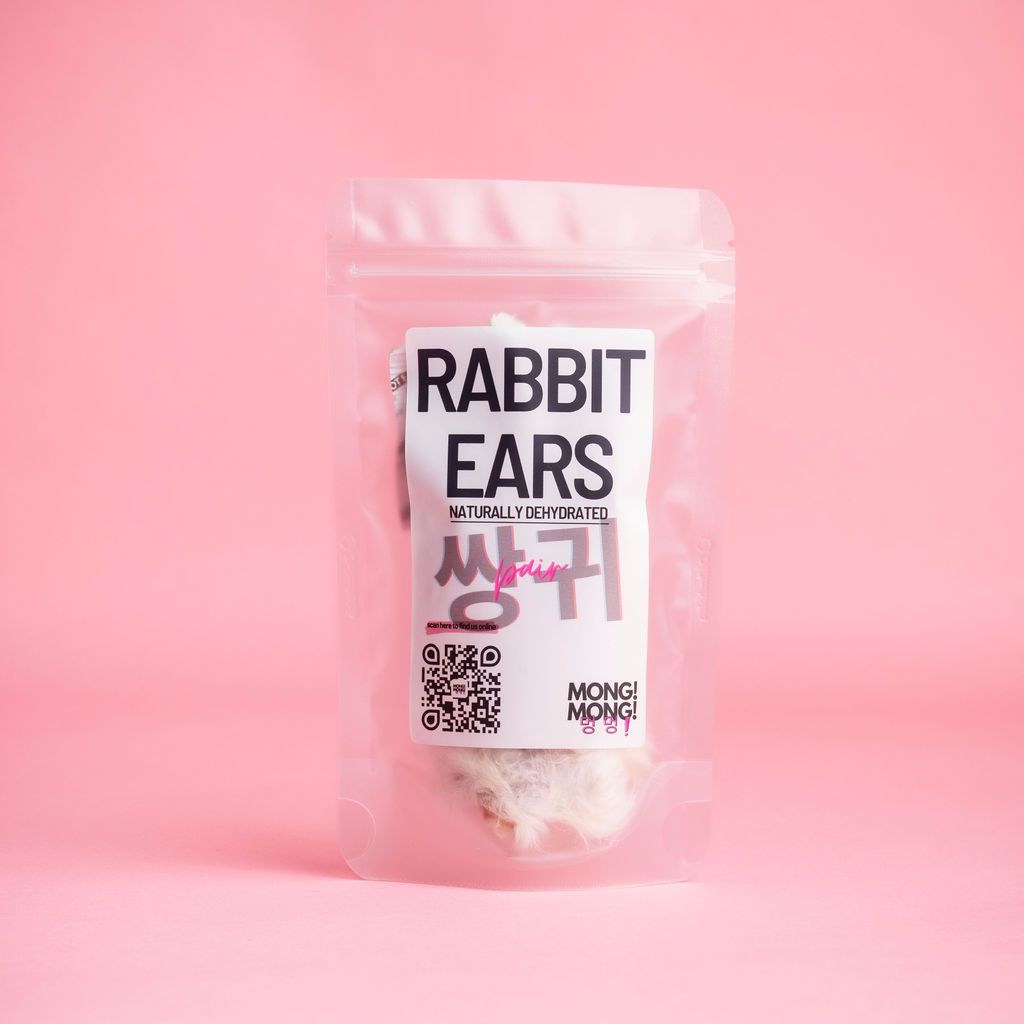 Jual MONGMONG! Rabbit Ear snack anjing kering / dehydrated dog treats ...