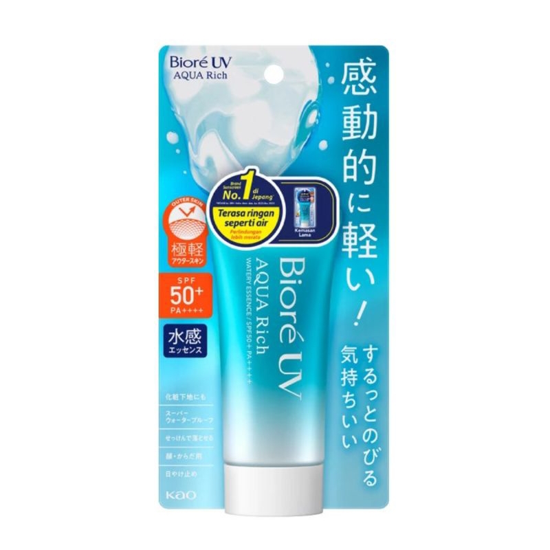 Jual Biore Sunscreen Aqua Rich Spf 50 PA+++ 50 gram (ORI) | Shopee ...