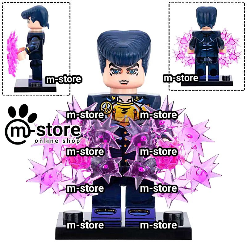 Jual brick jojo bizarre josuke higashikata mini toy figure | Shopee ...