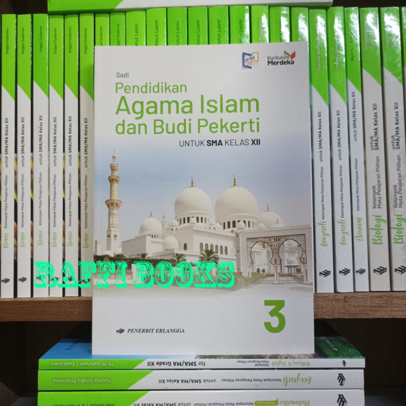 Jual Buku Pendidikan Agama Islam Kelas 3 Xii 12 Sma Erlangga Kurikulum 