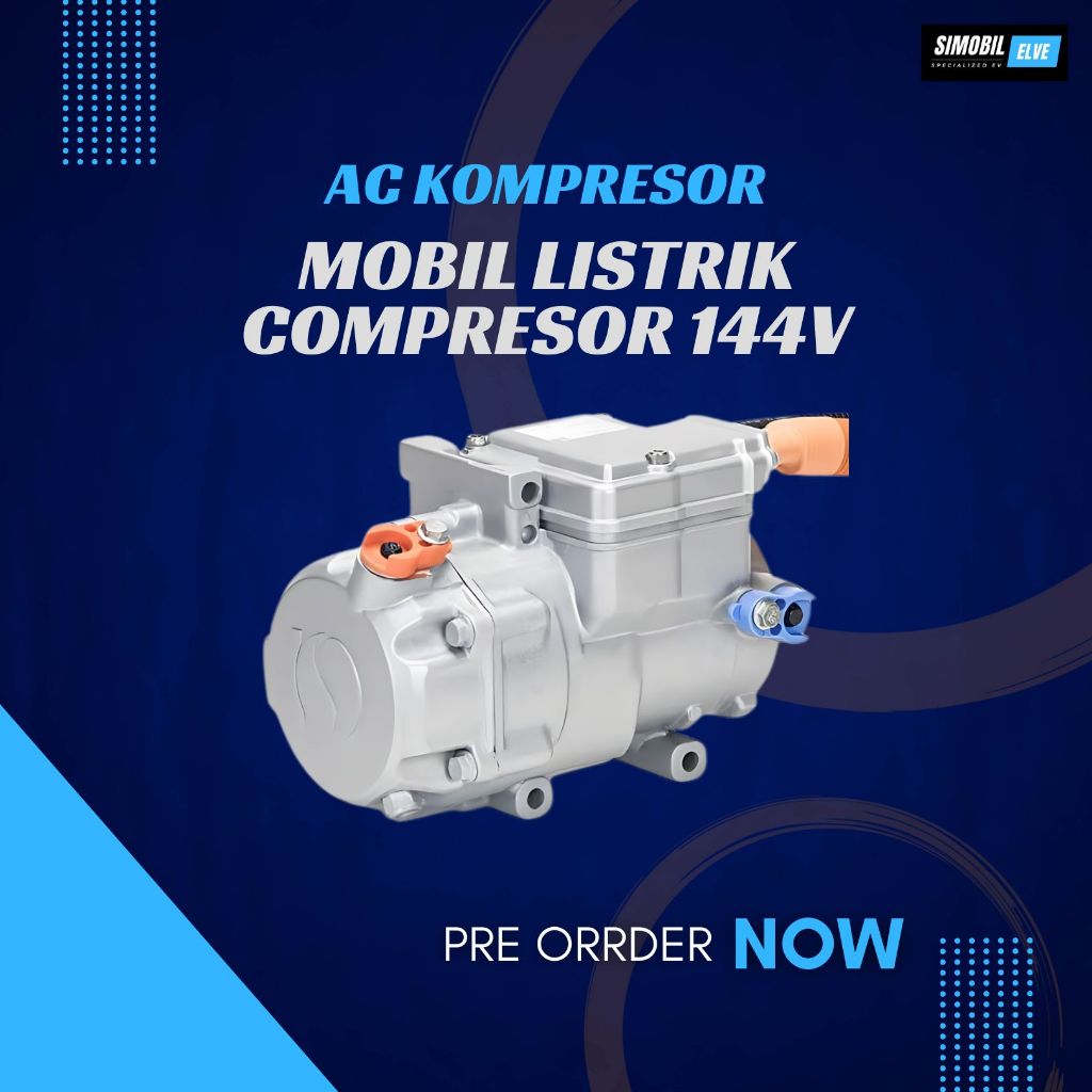 Jual AC Kompresor Electric Vehicle AC Mobil Listrik Compresor 144V ...
