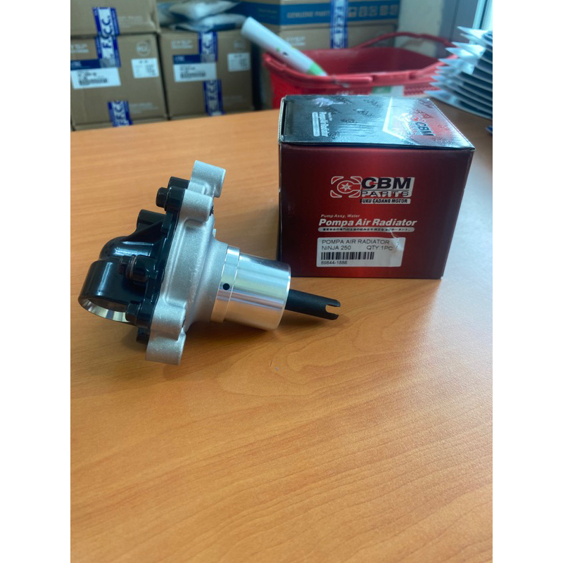 Jual (CBM) Pompa Air Radiator Ninja 250 Fi / Water Pump Assy Ninja 250 ...