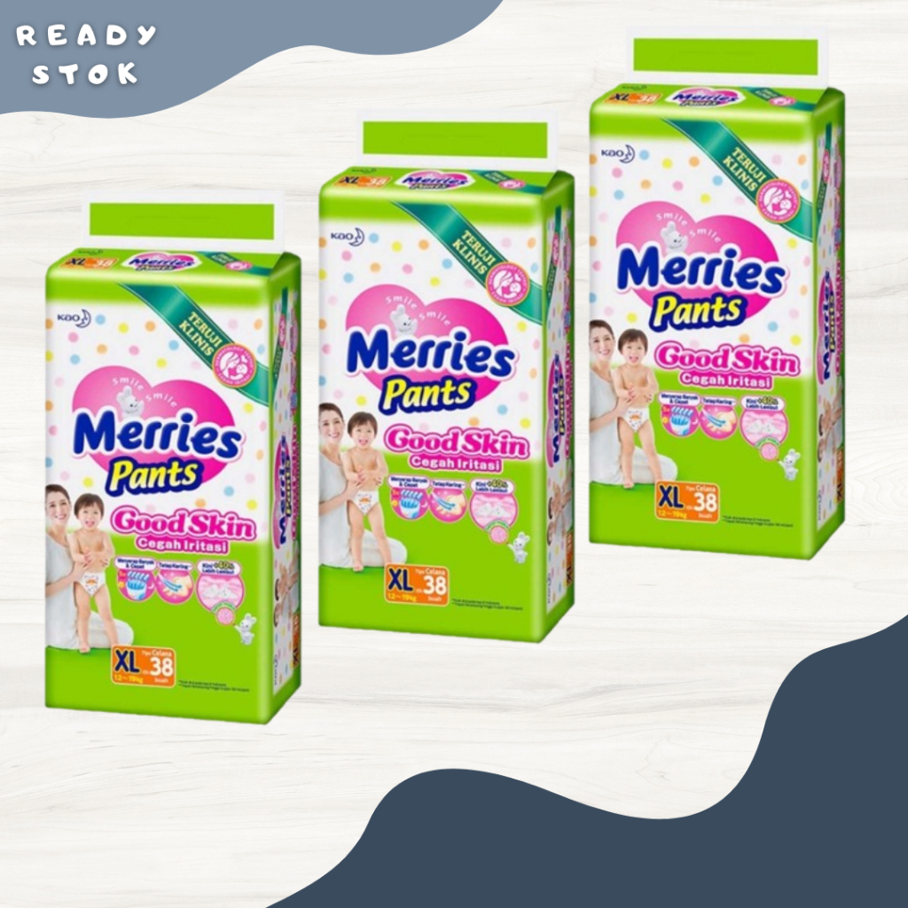 Jual Merries Pants Good Skin XL 38 (PACK) | Shopee Indonesia