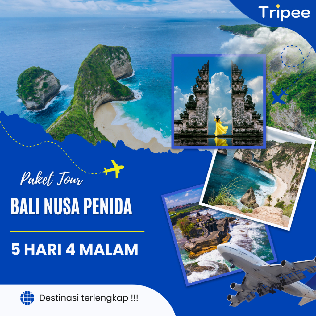 Jual Paket Tour Bali Nusa Penida 5 Hari 4 Malam by Tripee | Shopee ...