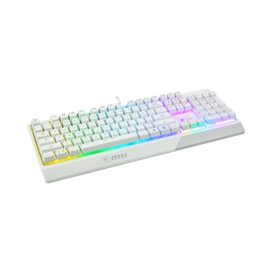 Jual MSI VIGOR GK30 WHITE US - Mechanical Gaming Keyboard | Shopee ...