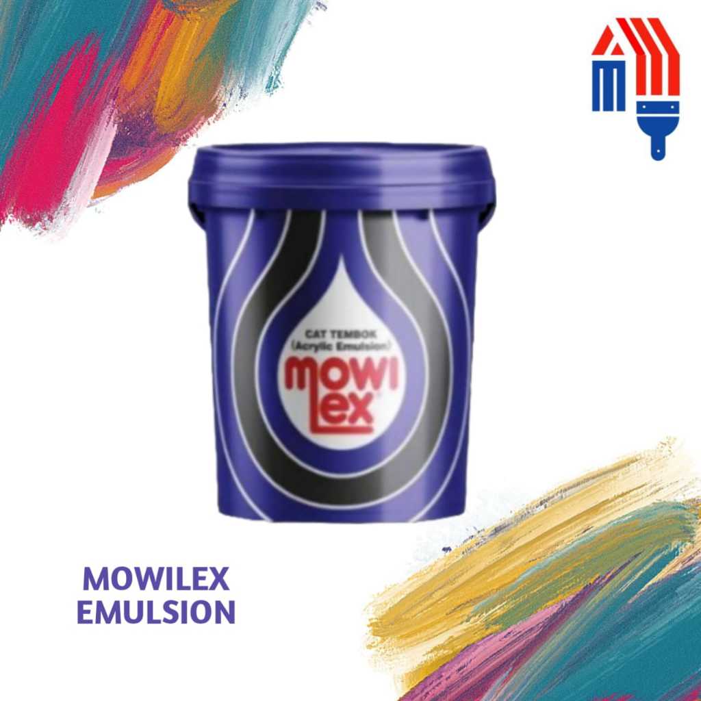 Jual CAT TEMBOK INTERIOR MOWILEX / MOWILEX EMULSION 20 L PAIL - READY ...