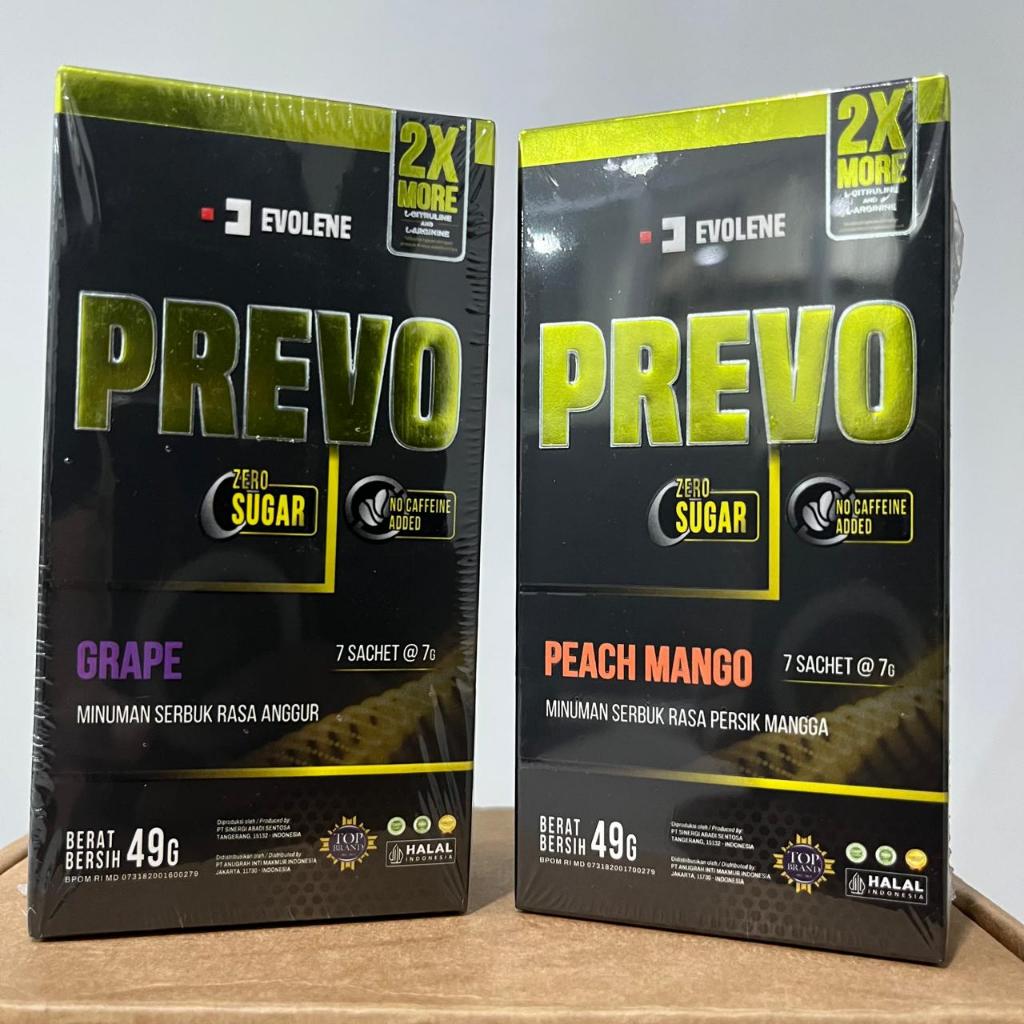 Jual Evolene Prevo 7 Sachet Preworkout Halal Suplemen Olahraga New ...