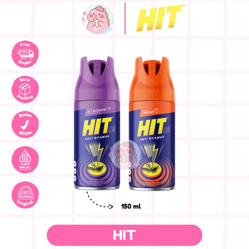 Jual HIT AEROSOL 150 ML OBAT NYAMUK SPRAY | Shopee Indonesia