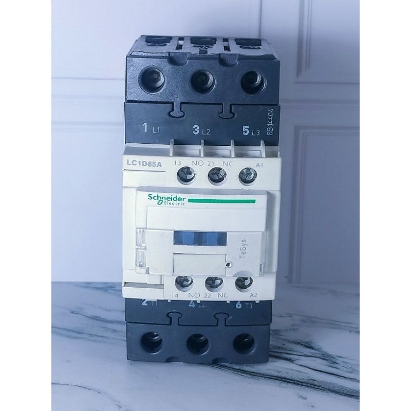 Jual CONTAKTOR SCHNEIDER LC1D65AM7 3phase./ 80A coil 220v , 380v ...