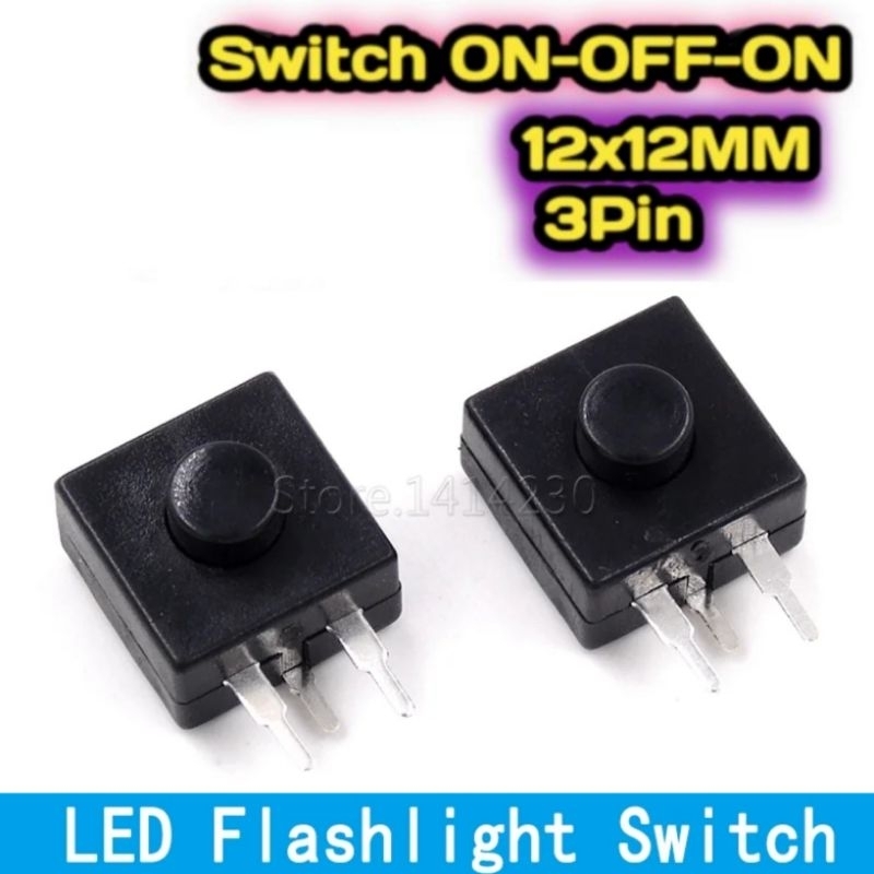 Jual Saklar Tombol Hidup Mati 3 mode Saklar On Off Saklar Senter Kepala ...