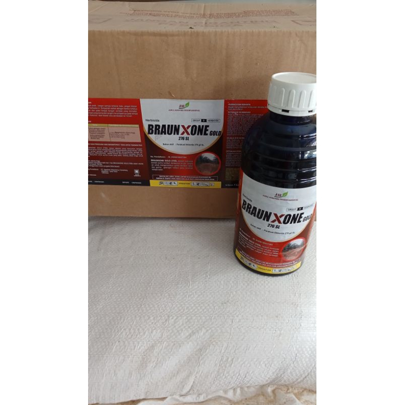 Jual BRAUNXONE 276 SL Herbisida Parakuat racun bakar kemasan 1 ltr ...