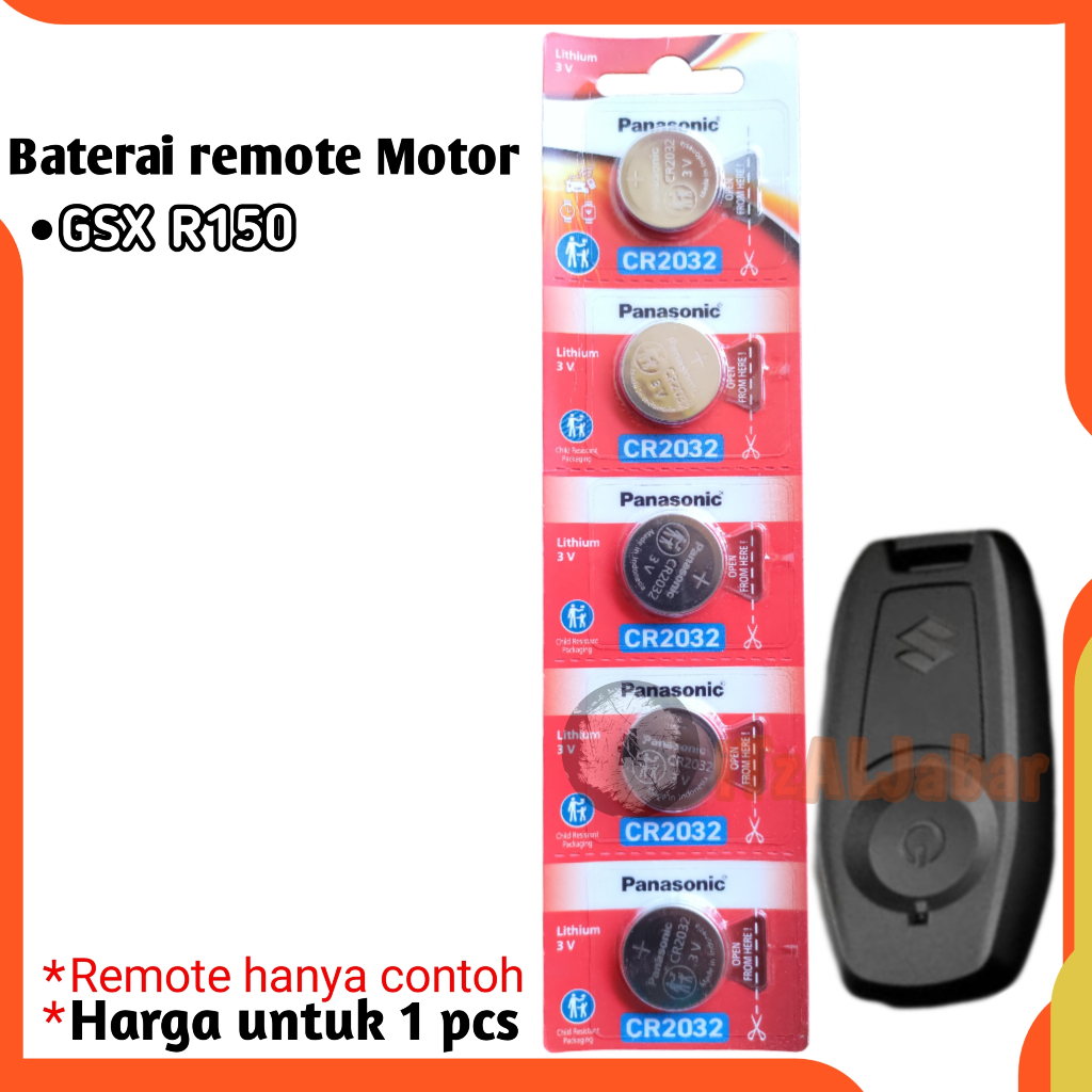 Jual Baterai remote motor GSX R150 Batre remot keyless GSX R150 ...