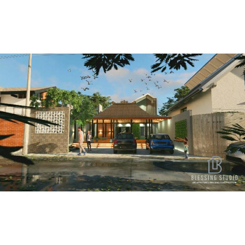 Jual jasa desain 3d interior / exterior rumah, kost, ruko, office, cafe ...