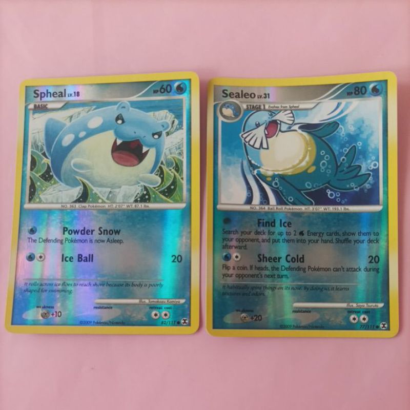 Jual POKÉMON SPHEAL SEALEO RISING RIVALS REVERSE FOIL SET SINGLE CARD ...