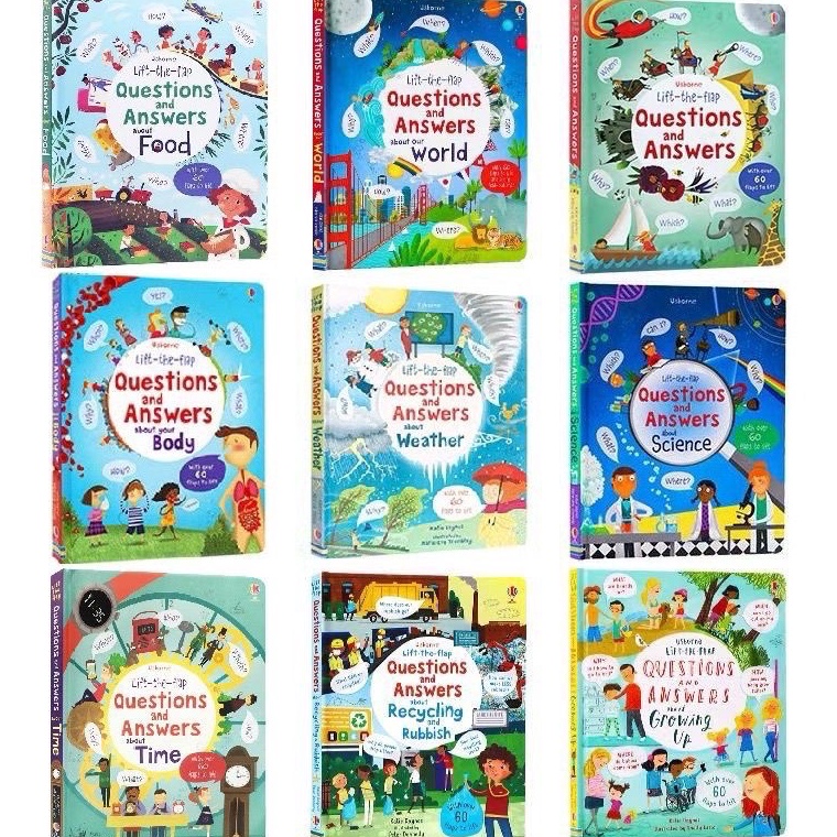 Jual Usborne Lift the Flap Question and Answers See Inside Series ...