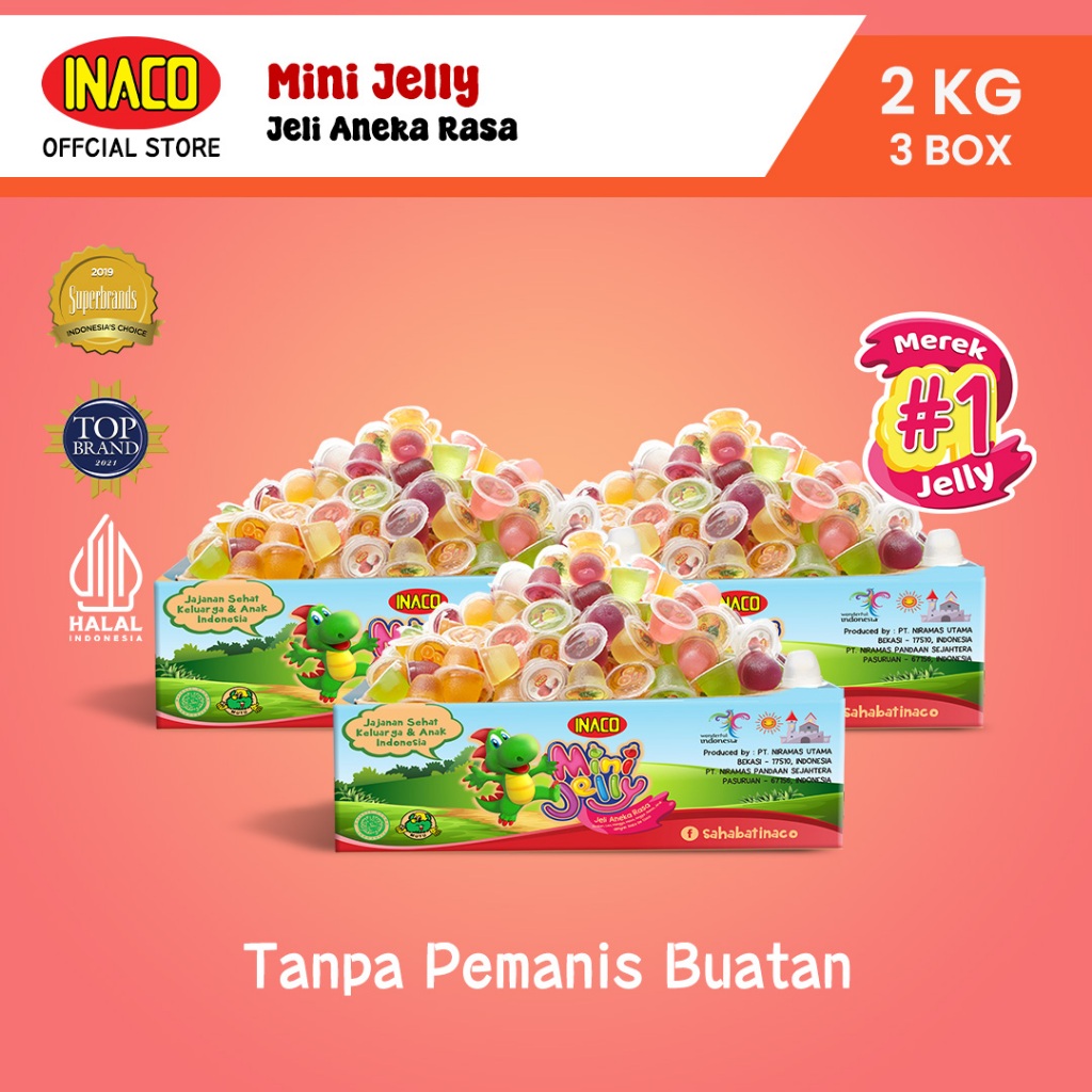 Jual INACO Mini Jelly 2kg - Triplepack | Shopee Indonesia