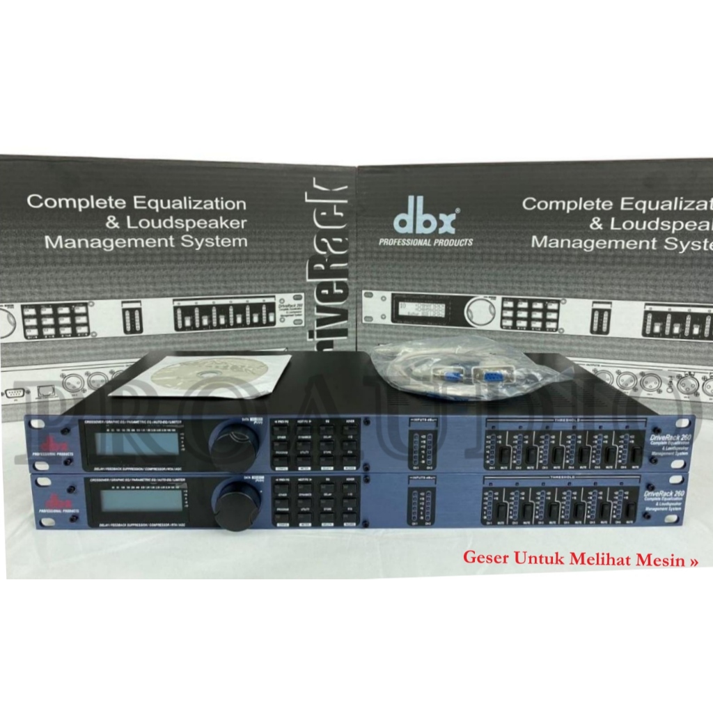 Jual Management DBX Drive Rack 260 Grade A + Trafo - Non Switching ...