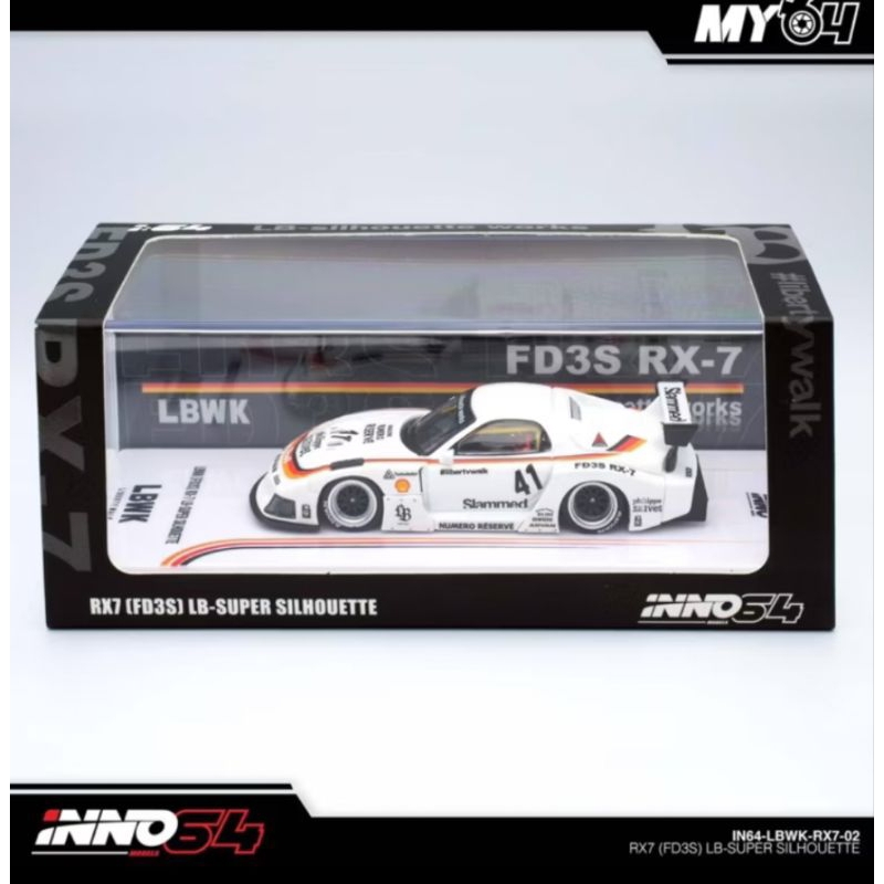 Jual Inno 64 - MAZDA RX7 (FD3S) LB-SUPER SILHOUETTE (White) | Shopee ...