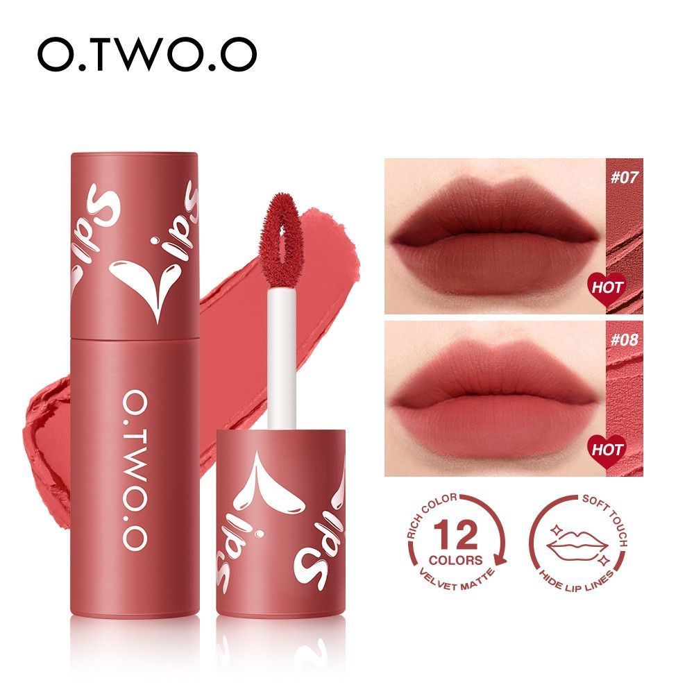 Jual O.TWO.O 9144 LIP CREAM MATTE LIPSTICK WATERPROOF LIP TINT LONG ...