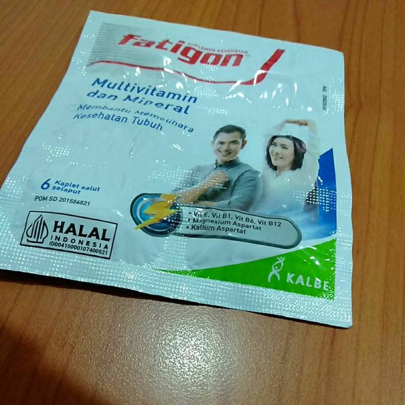Jual Fatigon Putih 1 strip isi 6 tablet | Shopee Indonesia