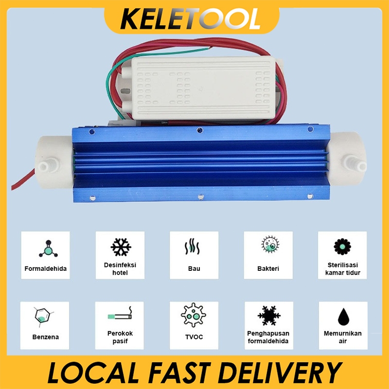 Jual 220V 10G Ozone Generator Tube Water Tabung Air Purifier Water ...