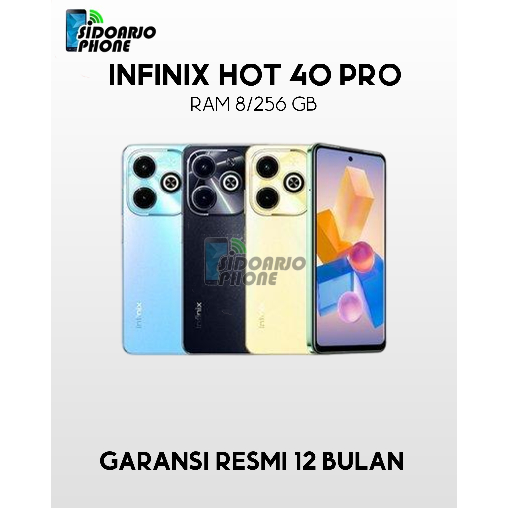 Jual Infinix Hot 40 Pro Garansi Resmi 12 Bulan | Shopee Indonesia