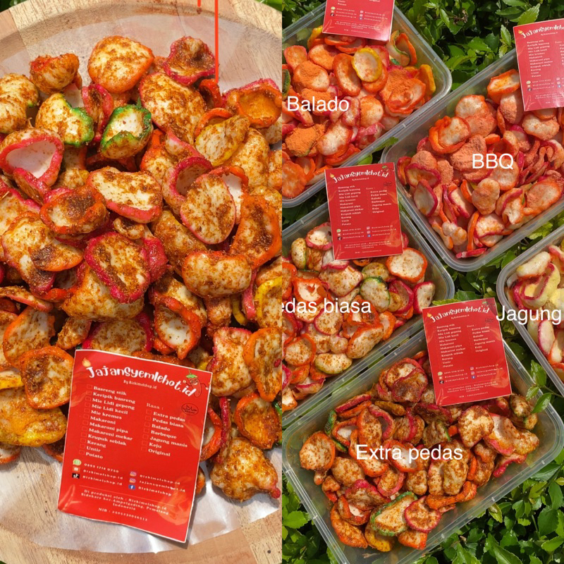 Jual KRUPUK SEBLAK (BOX & POUCH) BUMBU BASAH/ KRUPUK SEBLAK VIRAL ...