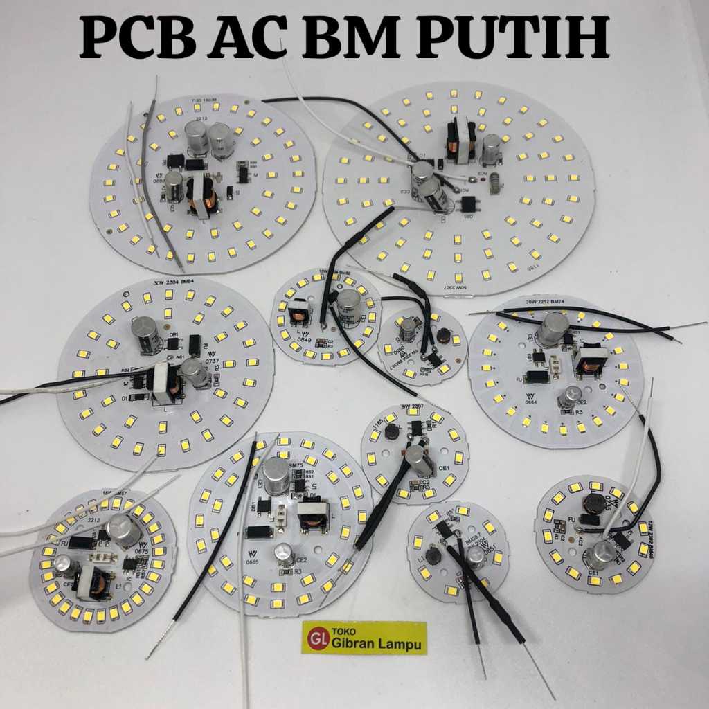 Jual PCB LED AC (BM) Langsung 220V All Watt - DOB Mata Lampu LED AC ...