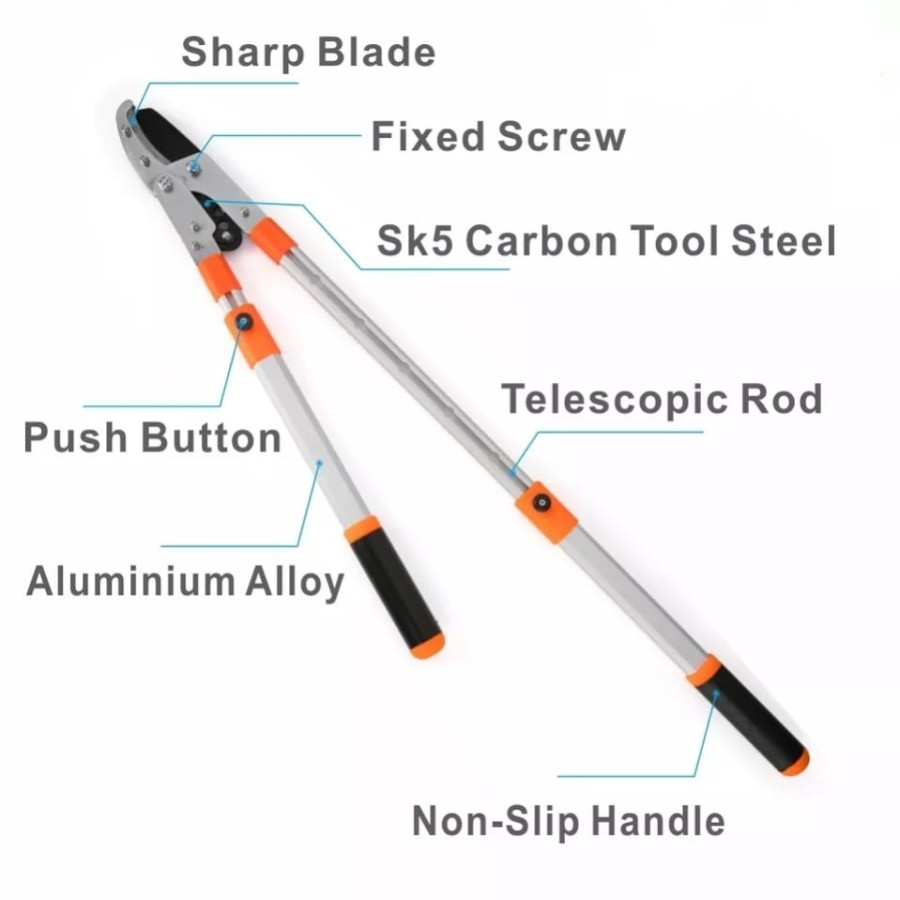 Jual GUNTING DAHAN POHON RANTING TAMAN TELESCOPIC GAGANG PANJANG ...
