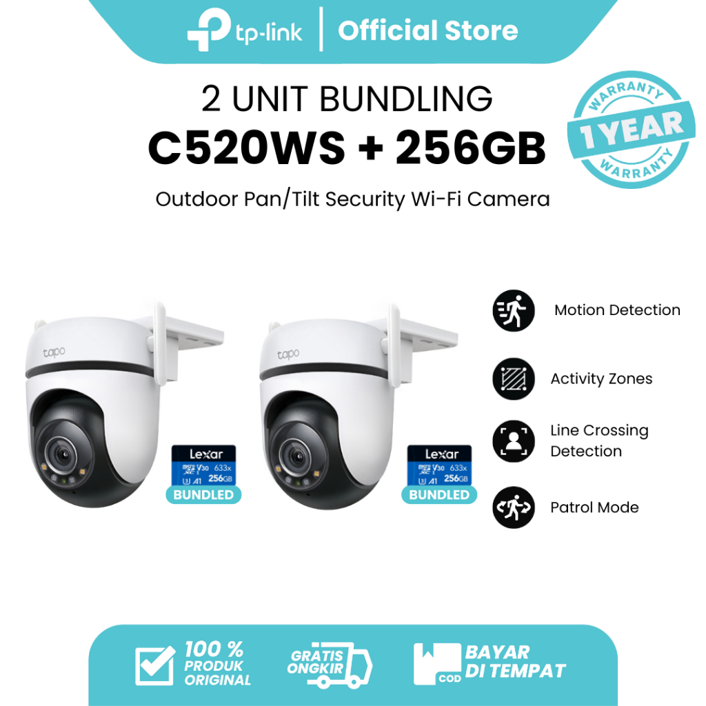 Jual Tp Link Tapo C Ws K Qhd Cctv Outdoor Pan Tilt Security Wi Fi Camera Starlight Color