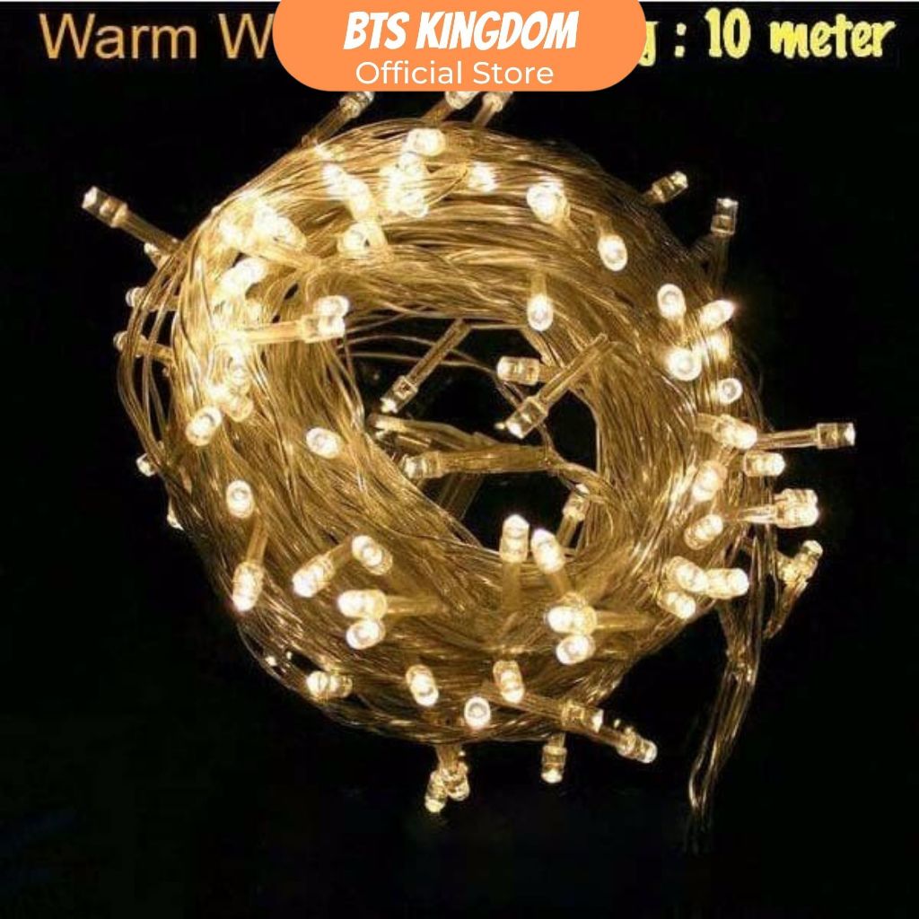 Jual Lampu Tumblr Natal Dekorasi LED Hias 10 Meter | Shopee Indonesia