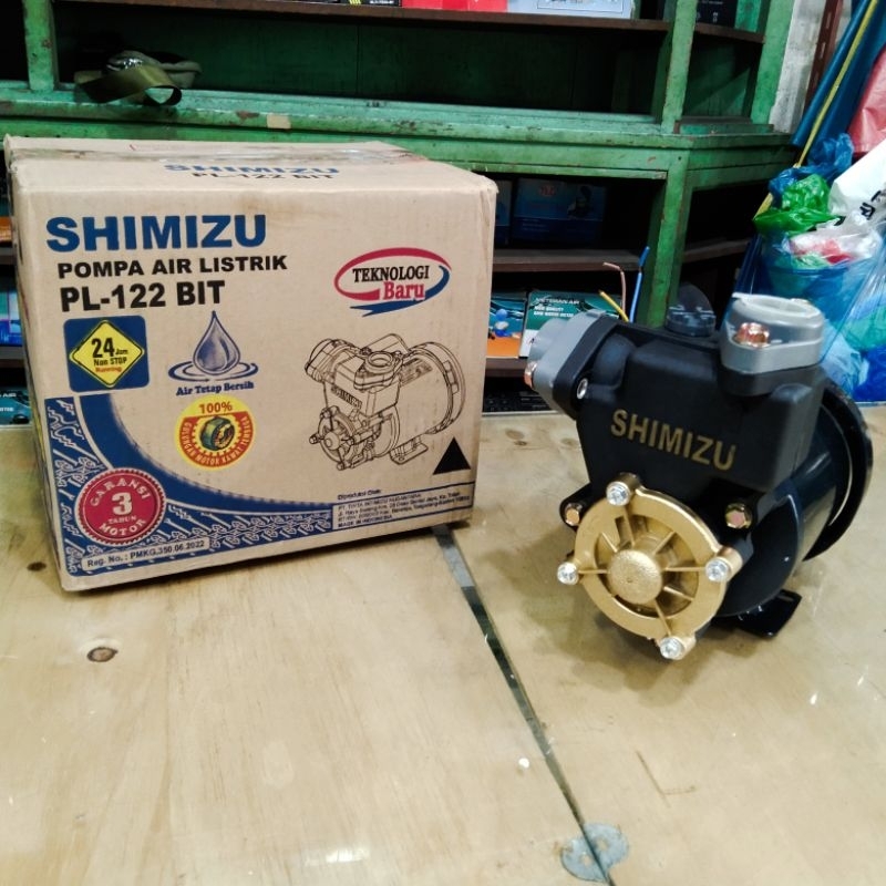 Jual POMPA AIR SHIMIZU PL - 122 BIT NON OTOMATIS ANTI KARAT - SUMUR ...