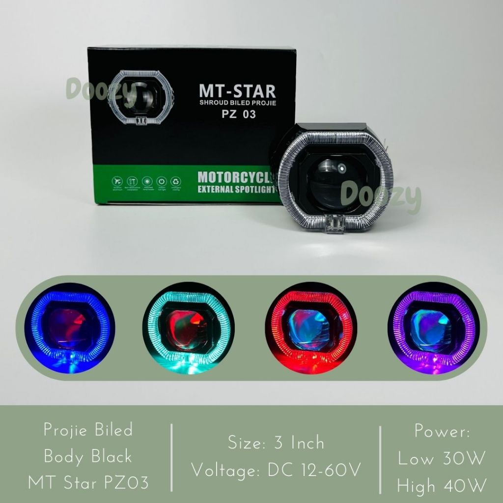 Jual Mt Star Projie Biled Matrix X Inch Body Black Shroud Bmw Ada