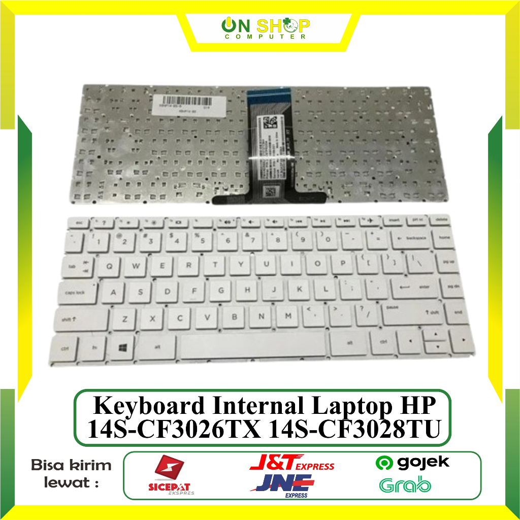 Jual Keyboard Internal Laptop HP 14S-CF3026TX 14S-CF3028TU 14S