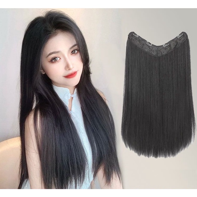 Jual KODE X55L Hairclip Lurus Natural Panjang 5CM UShape Rambut ...